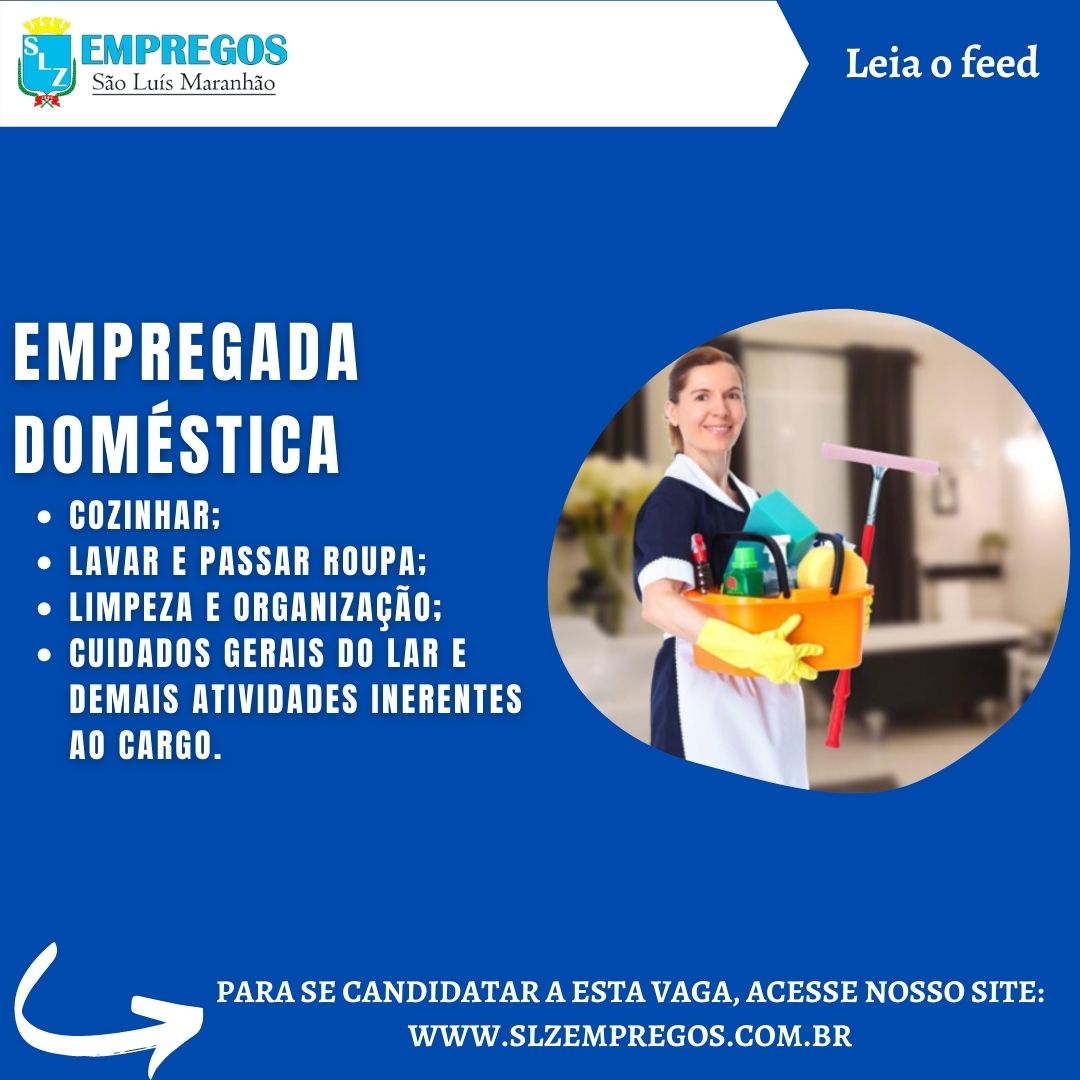 Empregada DomÉstica Slz Empregos