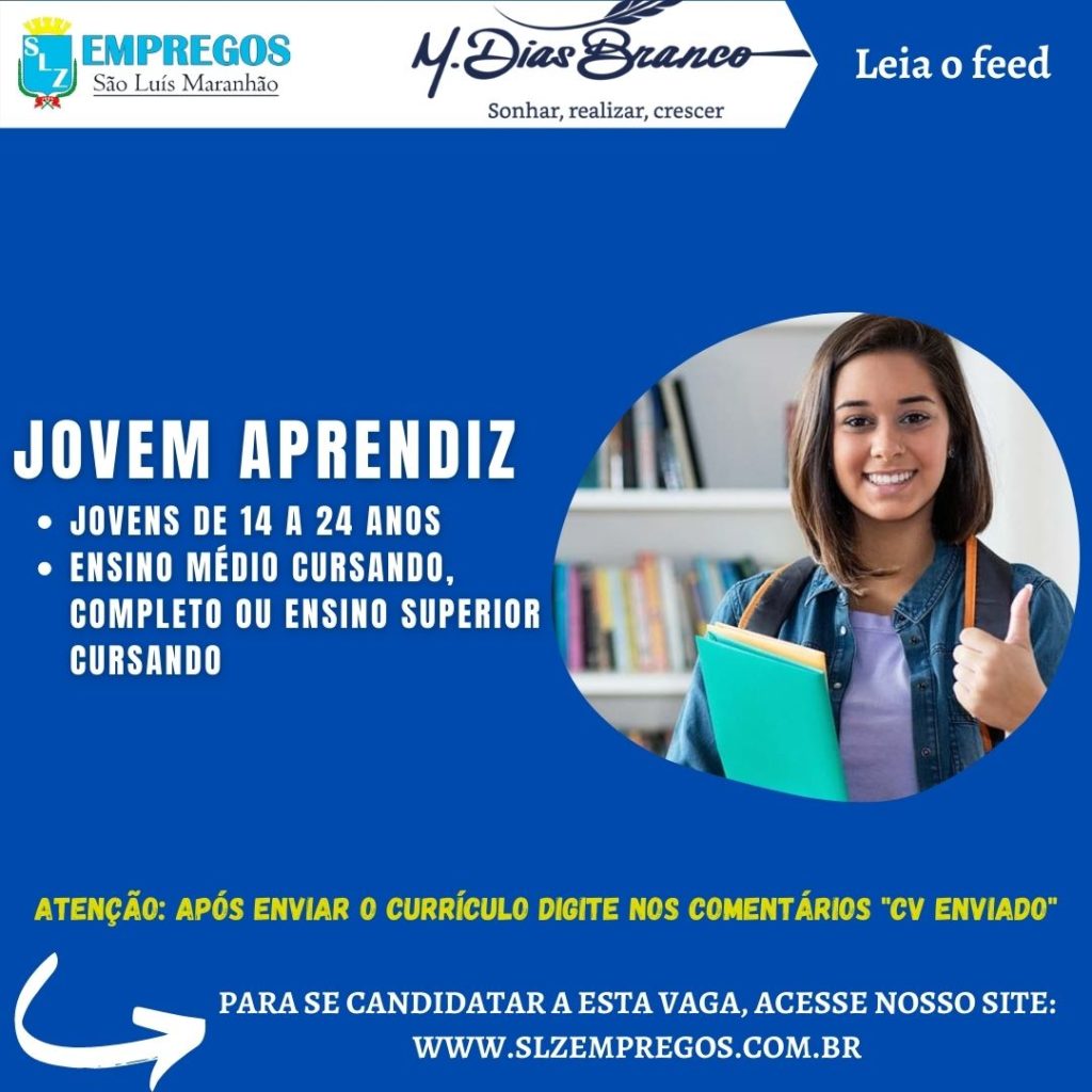 MENOR APRENDIZ - SLZ Empregos