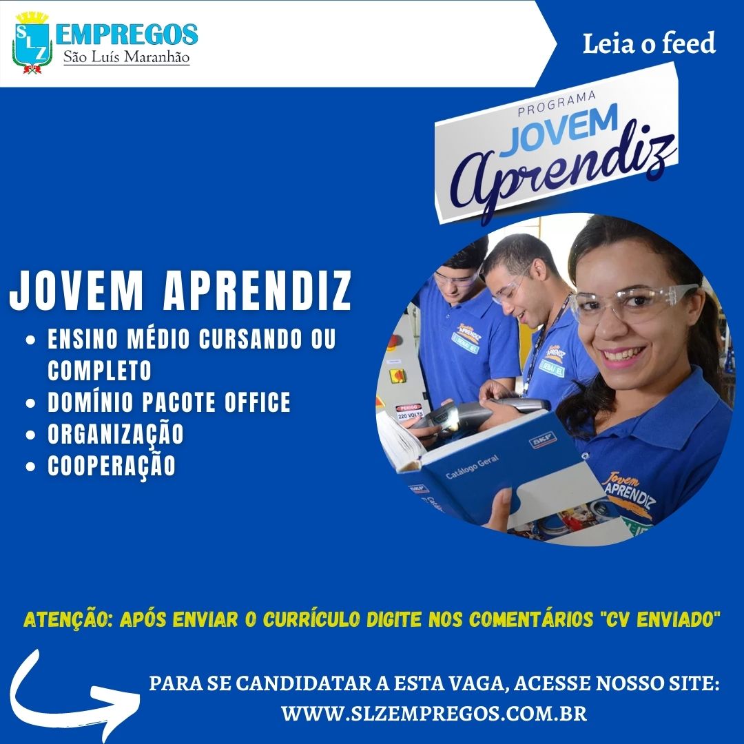 JOVEM APRENDIZ - PRIMEIRO EMPREGO - SUPER GOLFF CONTRATA - 09.11