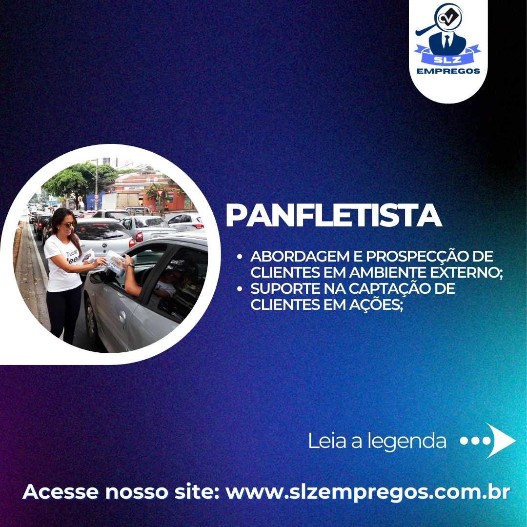 PANFLETISTA - SLZ Empregos